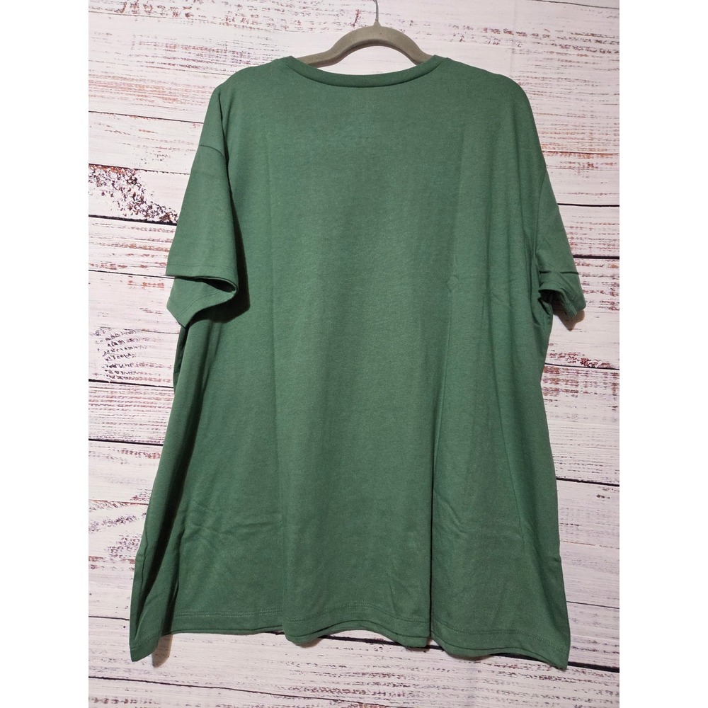 Grayson Threads Fifth Avenue Manhattan Graphic Tee Green Heather 3X NEW - Picture 2 of 6